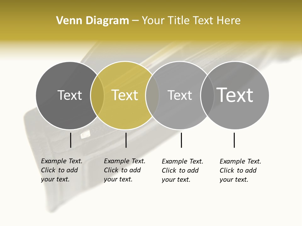 Money Cash Pouch PowerPoint Template