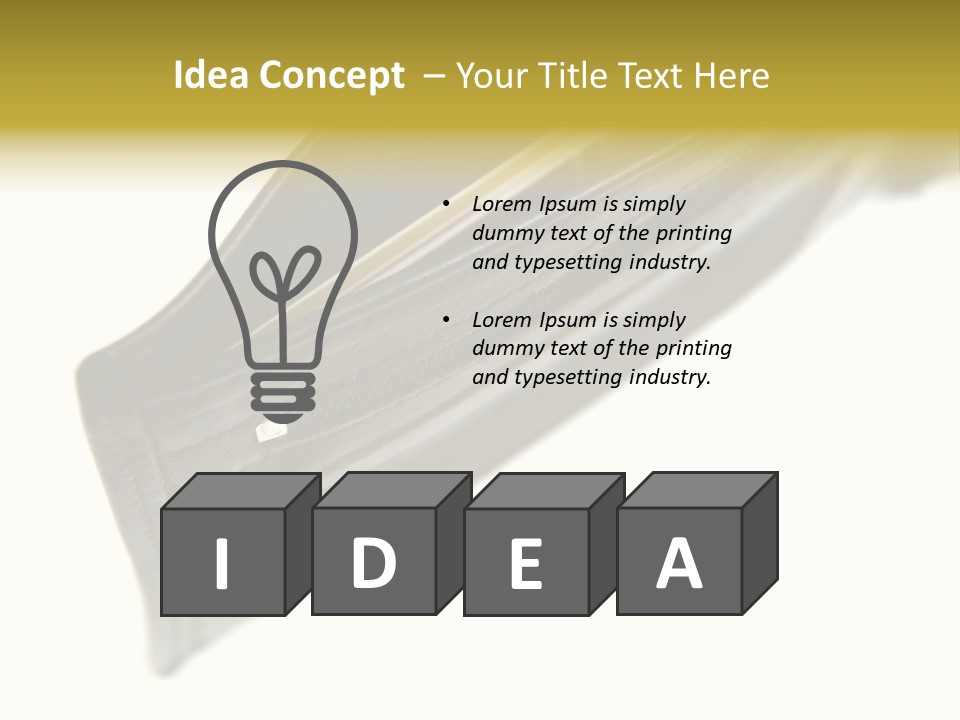 Money Cash Pouch PowerPoint Template