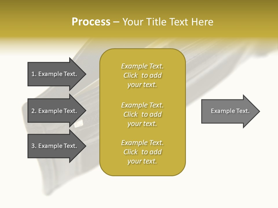 Money Cash Pouch PowerPoint Template
