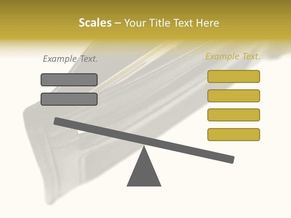 Money Cash Pouch PowerPoint Template