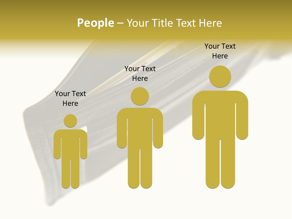 Money Cash Pouch PowerPoint Template
