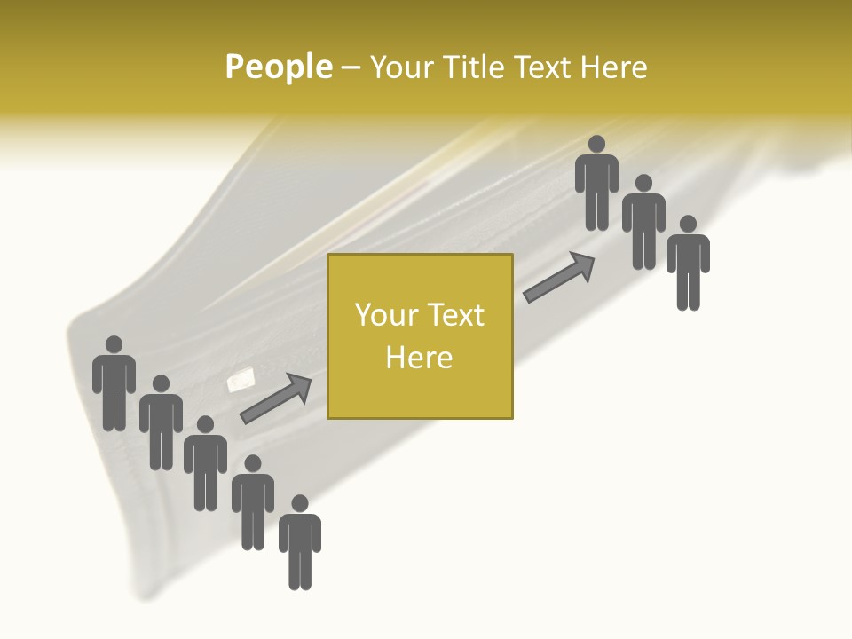 Money Cash Pouch PowerPoint Template