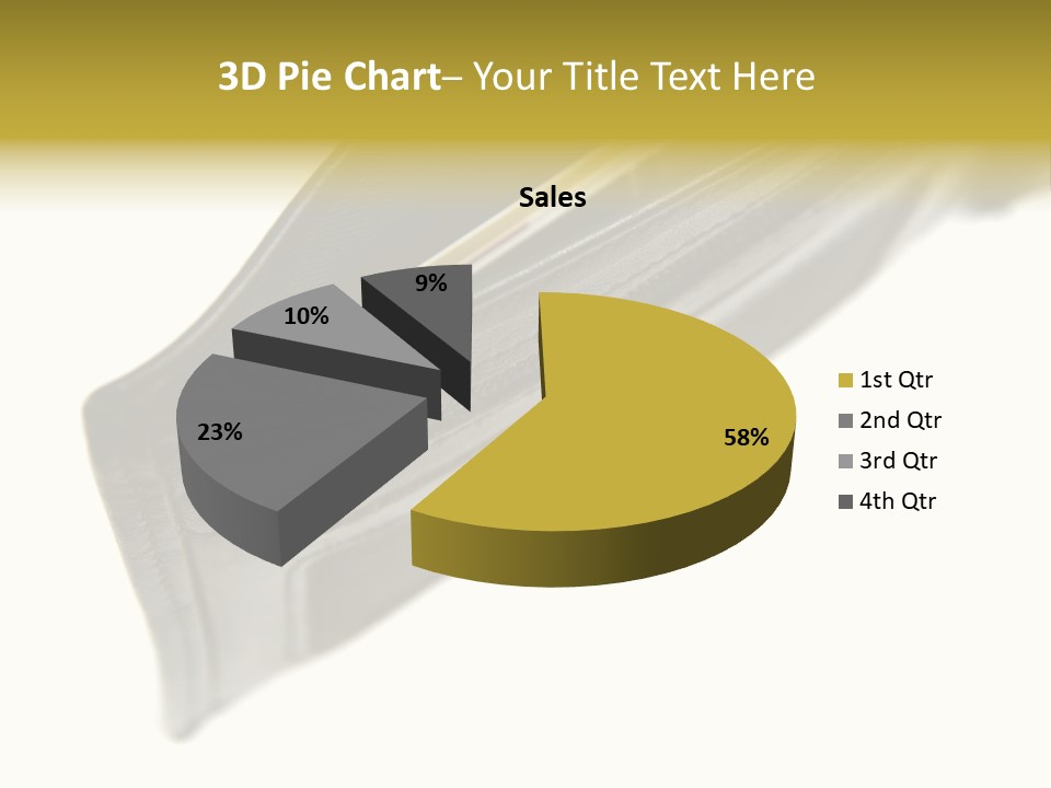 Money Cash Pouch PowerPoint Template