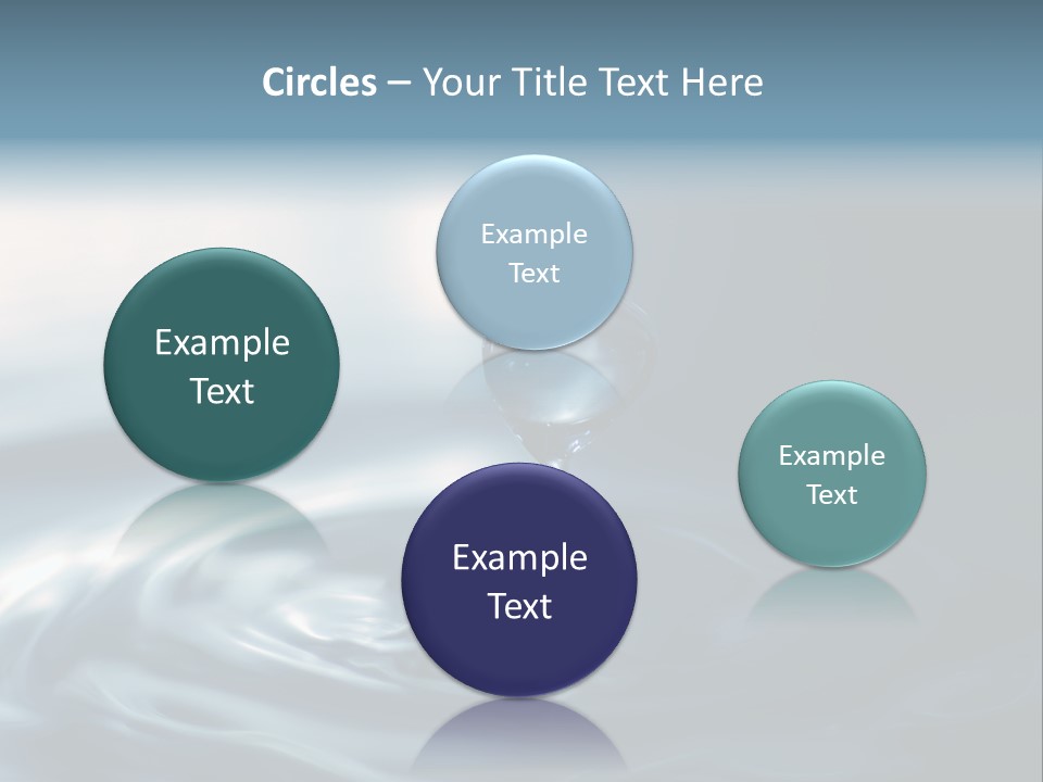 Big Coctail Watersplash PowerPoint Template