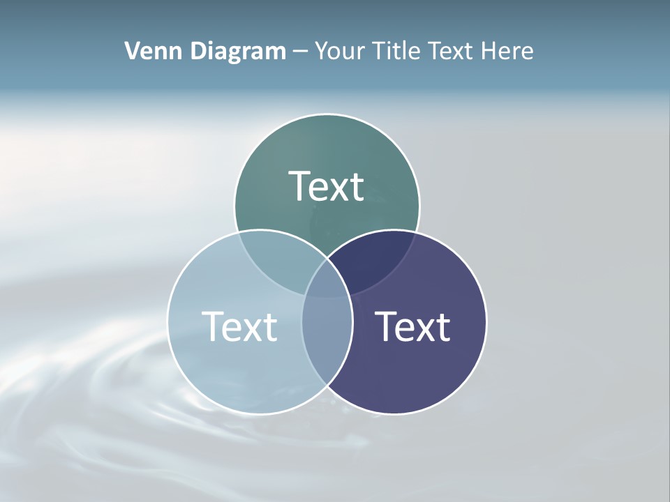 Big Coctail Watersplash PowerPoint Template