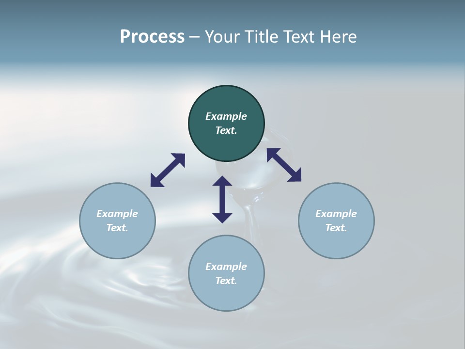 Big Coctail Watersplash PowerPoint Template