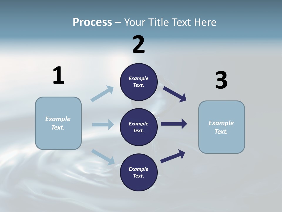 Big Coctail Watersplash PowerPoint Template