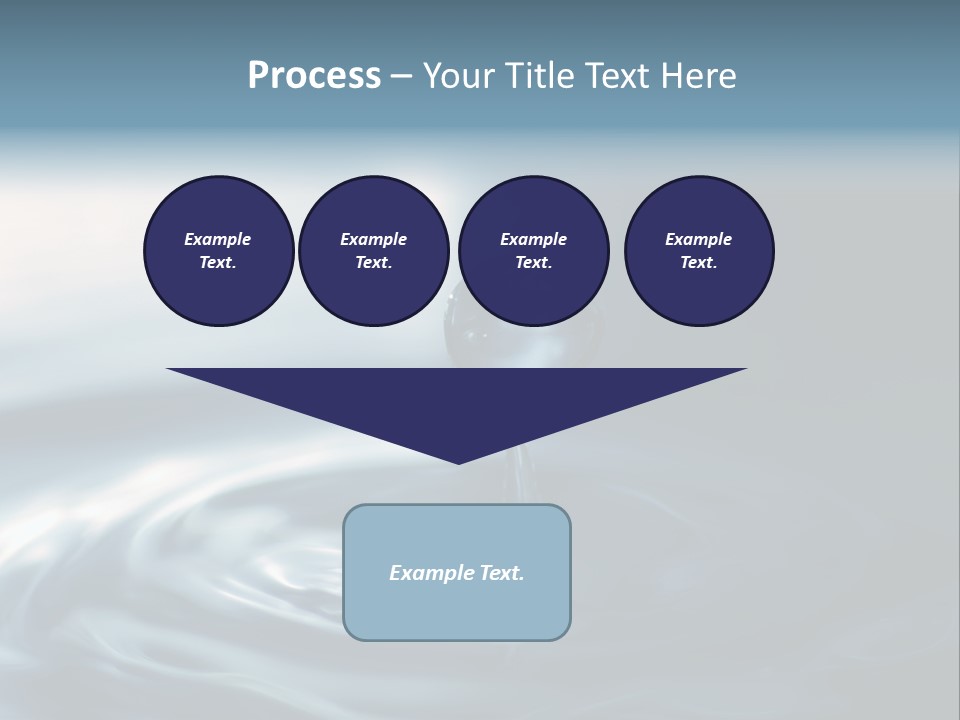 Big Coctail Watersplash PowerPoint Template