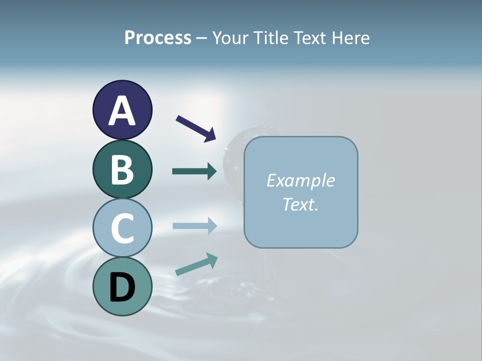 Big Coctail Watersplash PowerPoint Template