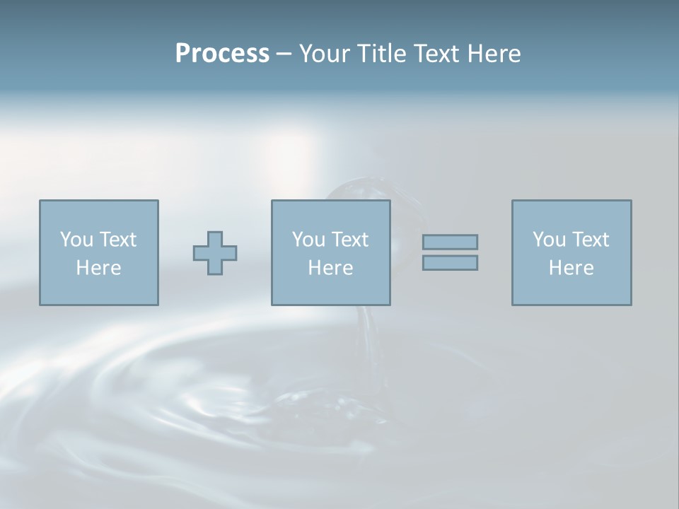 Big Coctail Watersplash PowerPoint Template