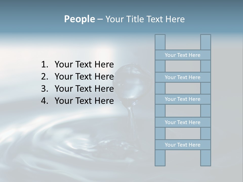Big Coctail Watersplash PowerPoint Template