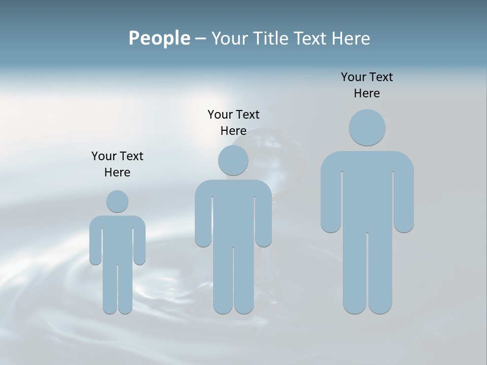 Big Coctail Watersplash PowerPoint Template