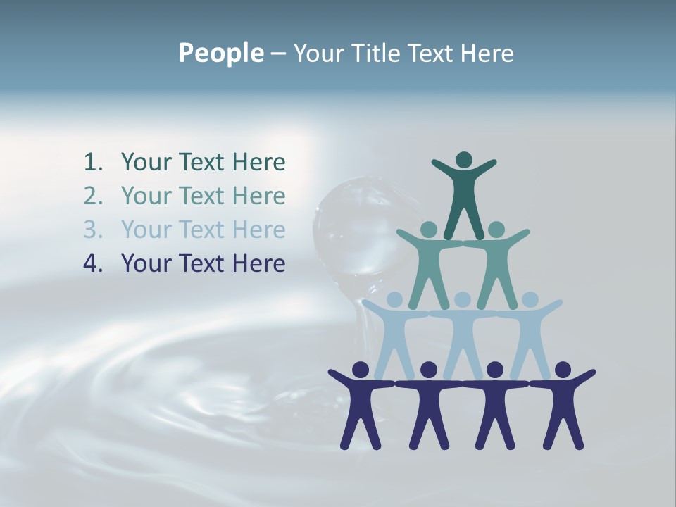 Big Coctail Watersplash PowerPoint Template