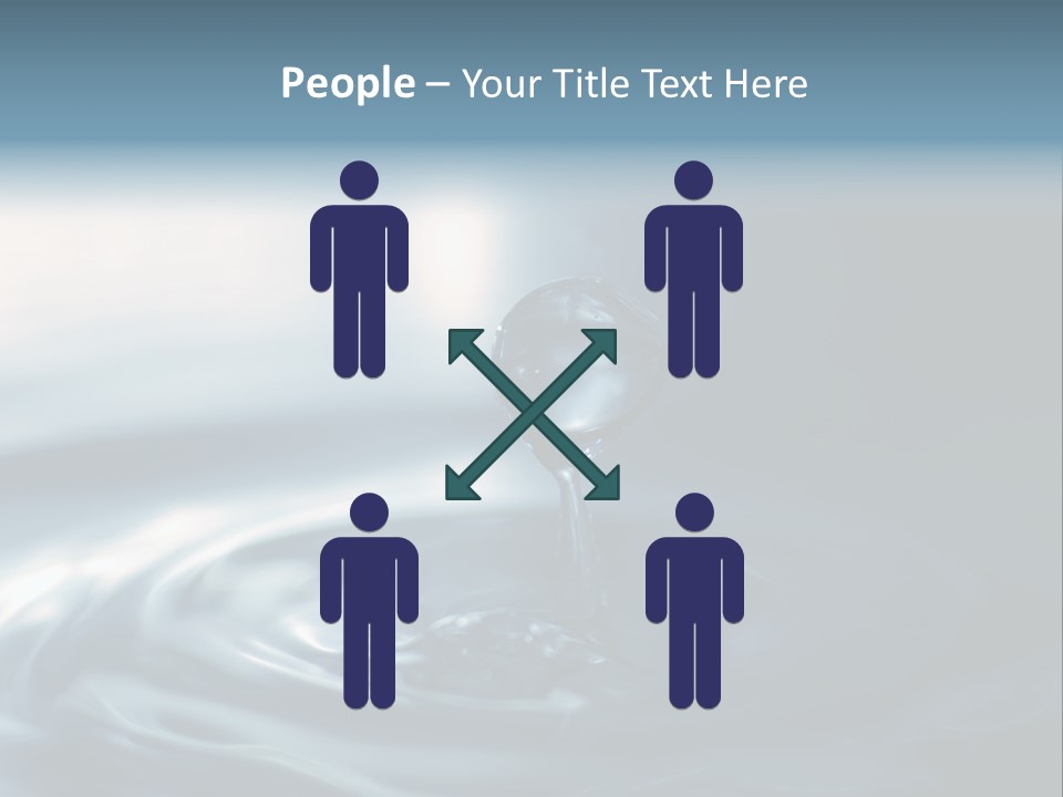 Big Coctail Watersplash PowerPoint Template