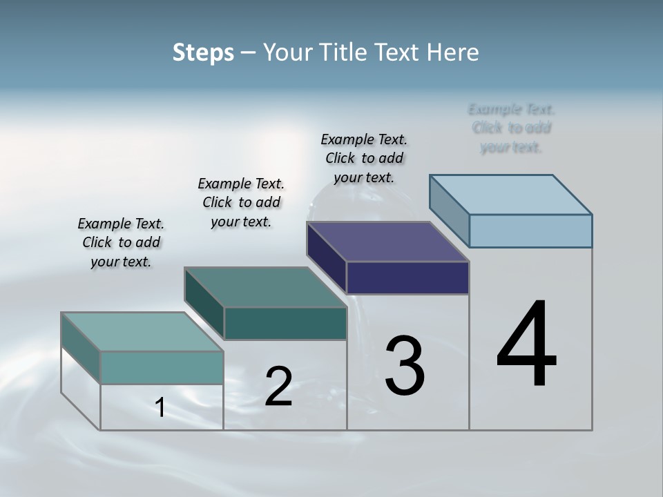 Big Coctail Watersplash PowerPoint Template