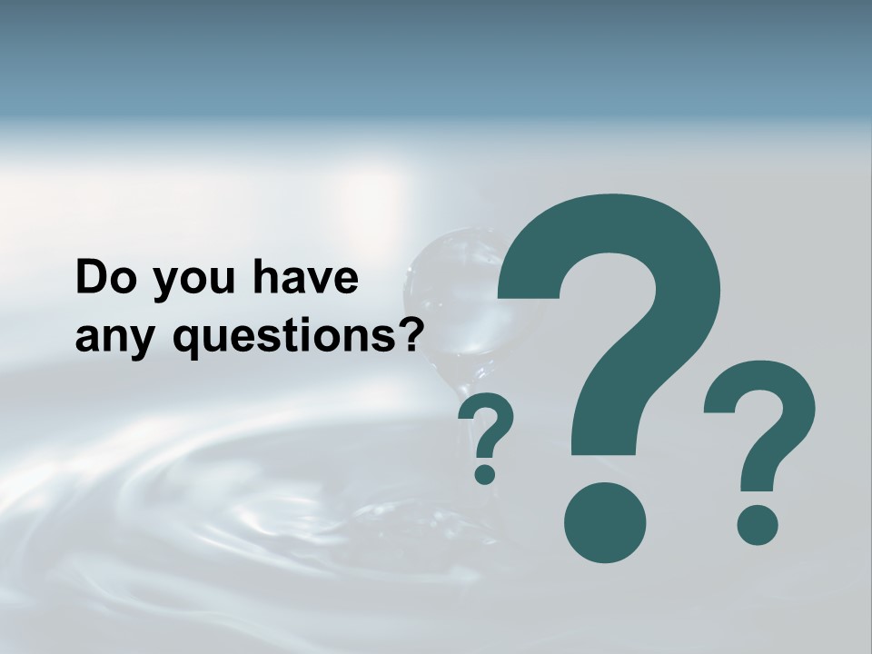 Big Coctail Watersplash PowerPoint Template