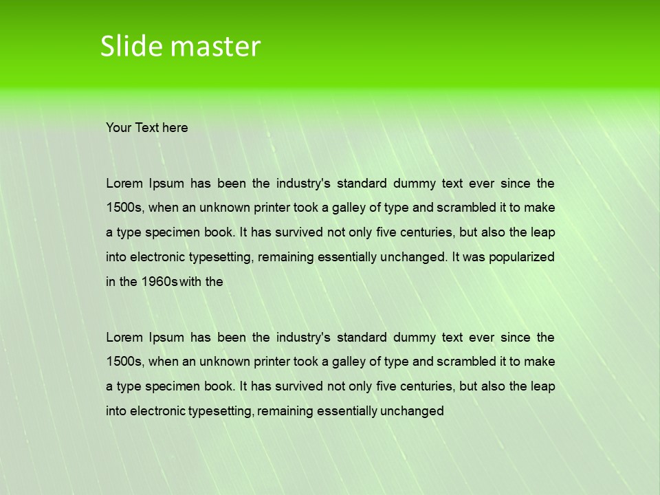 Tropical Fond Bananier PowerPoint Template