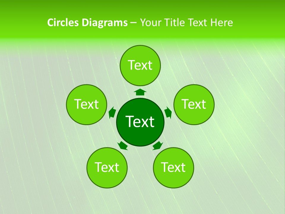 Tropical Fond Bananier PowerPoint Template