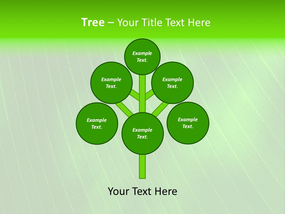 Tropical Fond Bananier PowerPoint Template