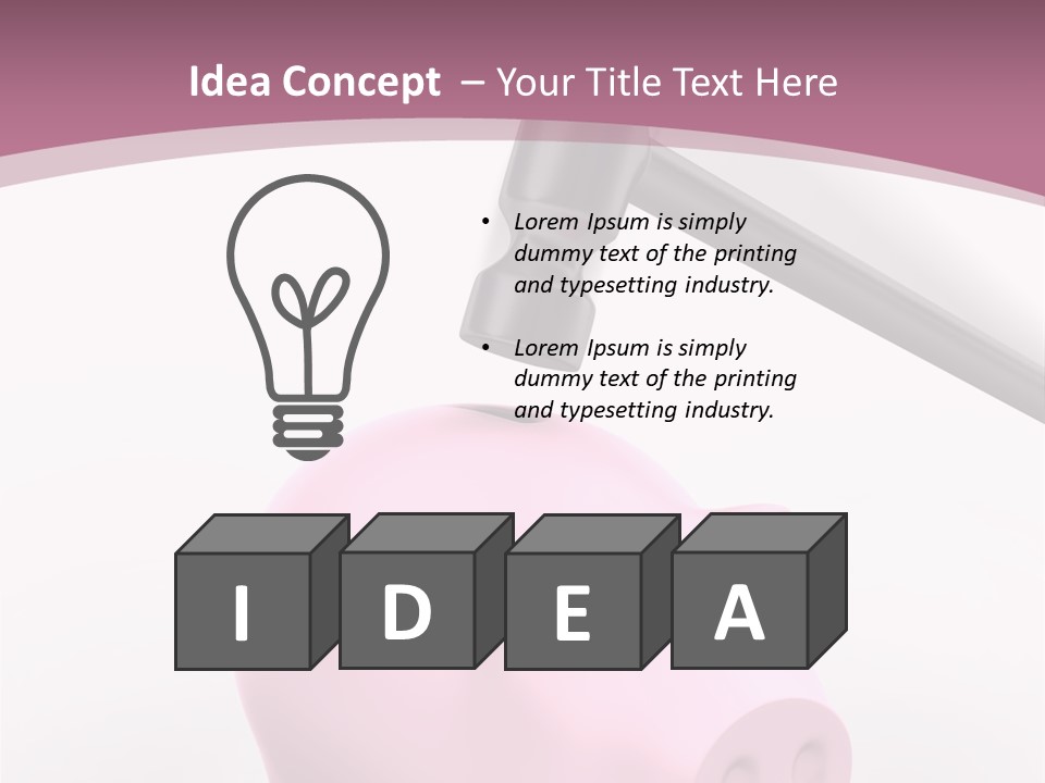 Coins Money Finances PowerPoint Template