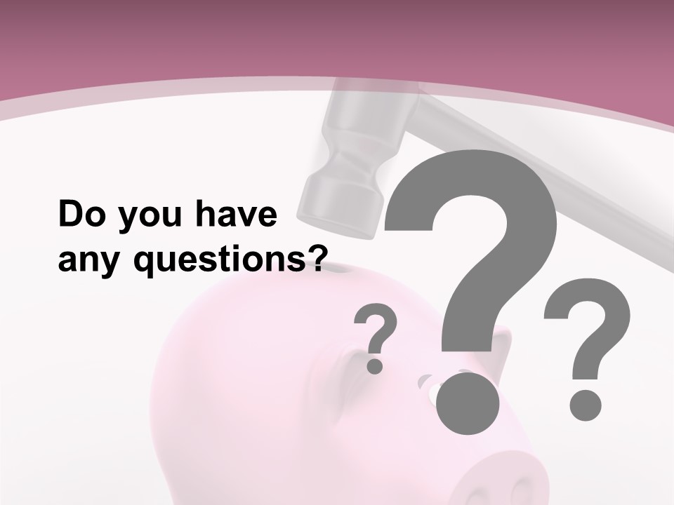 Coins Money Finances PowerPoint Template