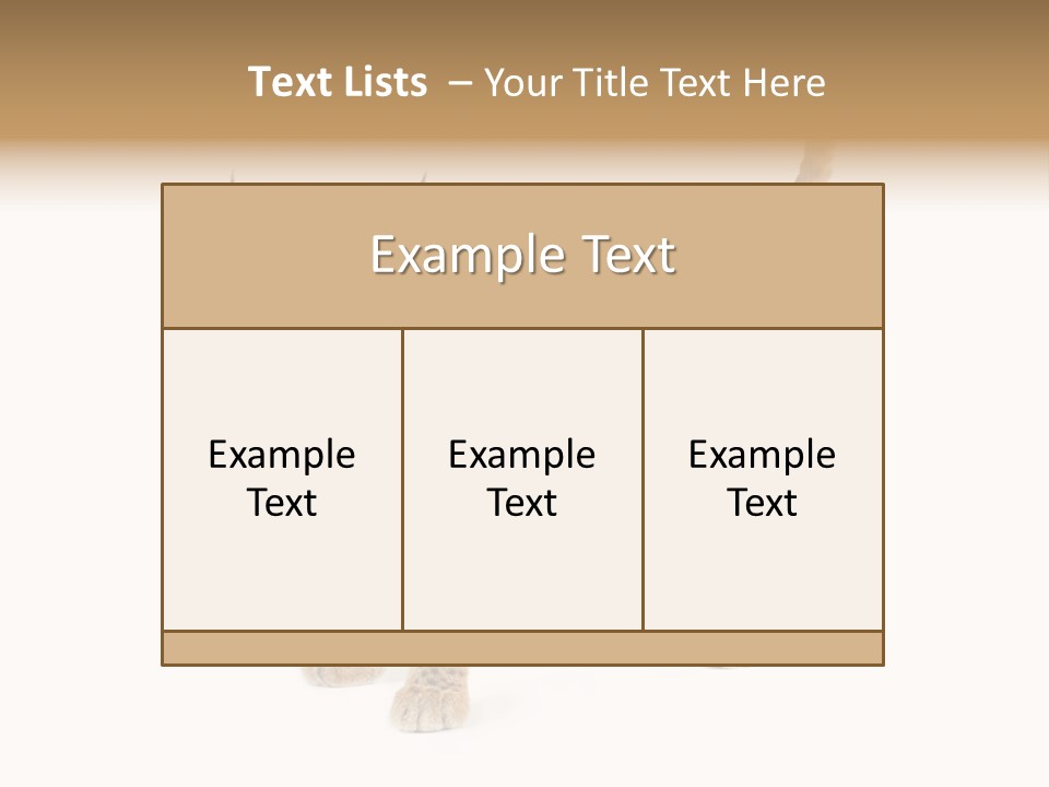 Cat Bobcat Male PowerPoint Template