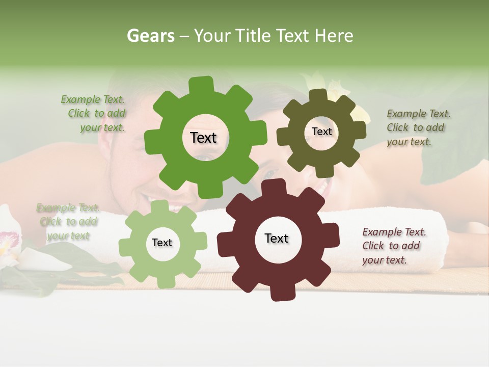 Wellness Lachen Person PowerPoint Template