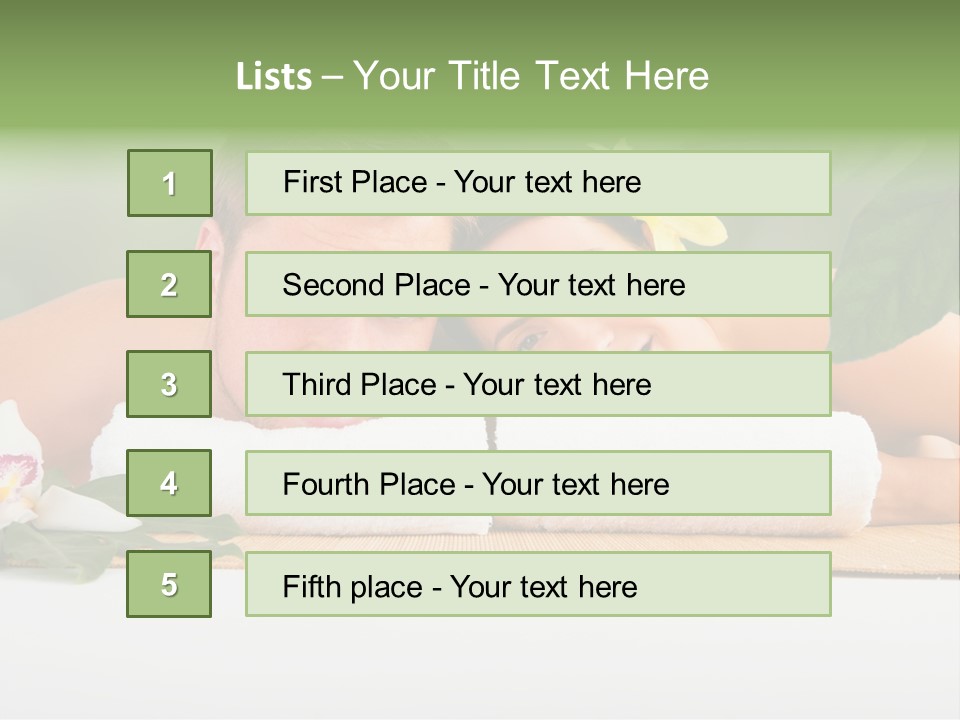 Wellness Lachen Person PowerPoint Template