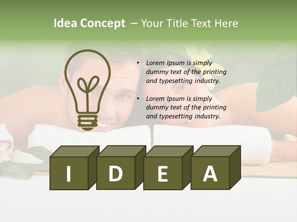 Wellness Lachen Person PowerPoint Template