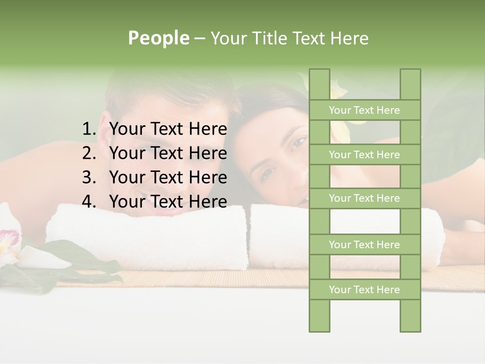 Wellness Lachen Person PowerPoint Template