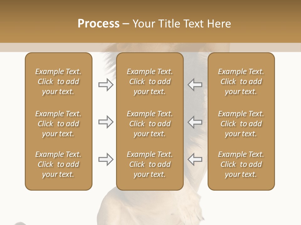 Studio Shot Isolated On White Looking Up PowerPoint Template