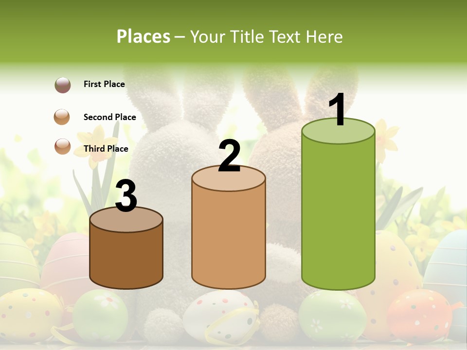 Nobody Bunny Green PowerPoint Template