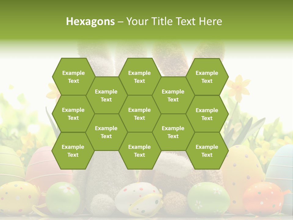 Nobody Bunny Green PowerPoint Template