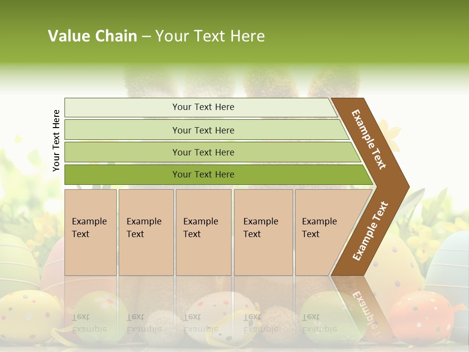 Nobody Bunny Green PowerPoint Template