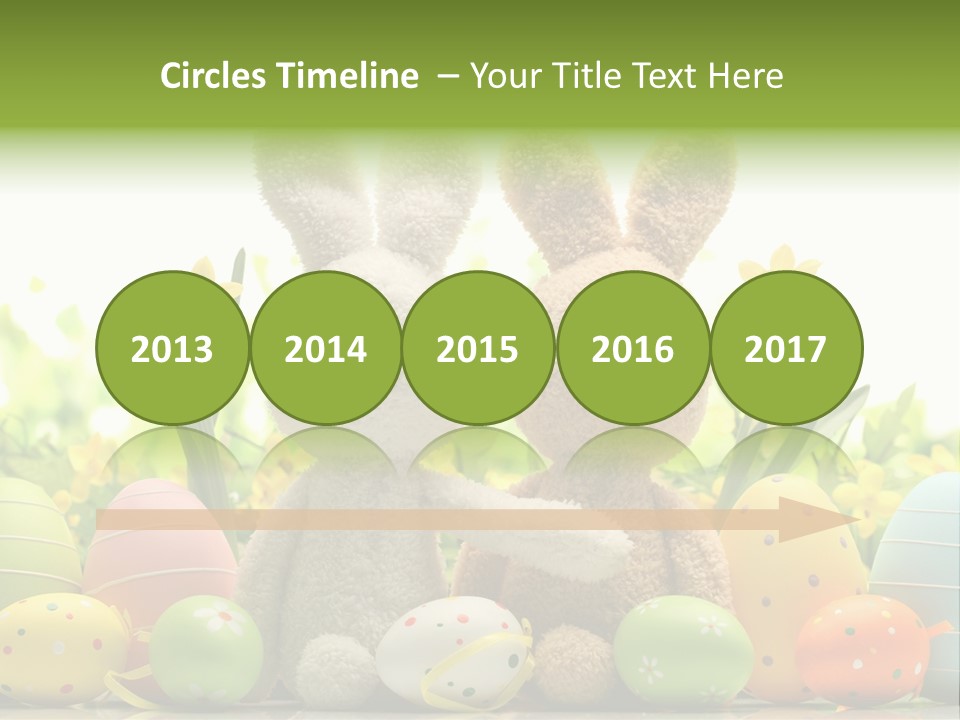 Nobody Bunny Green PowerPoint Template