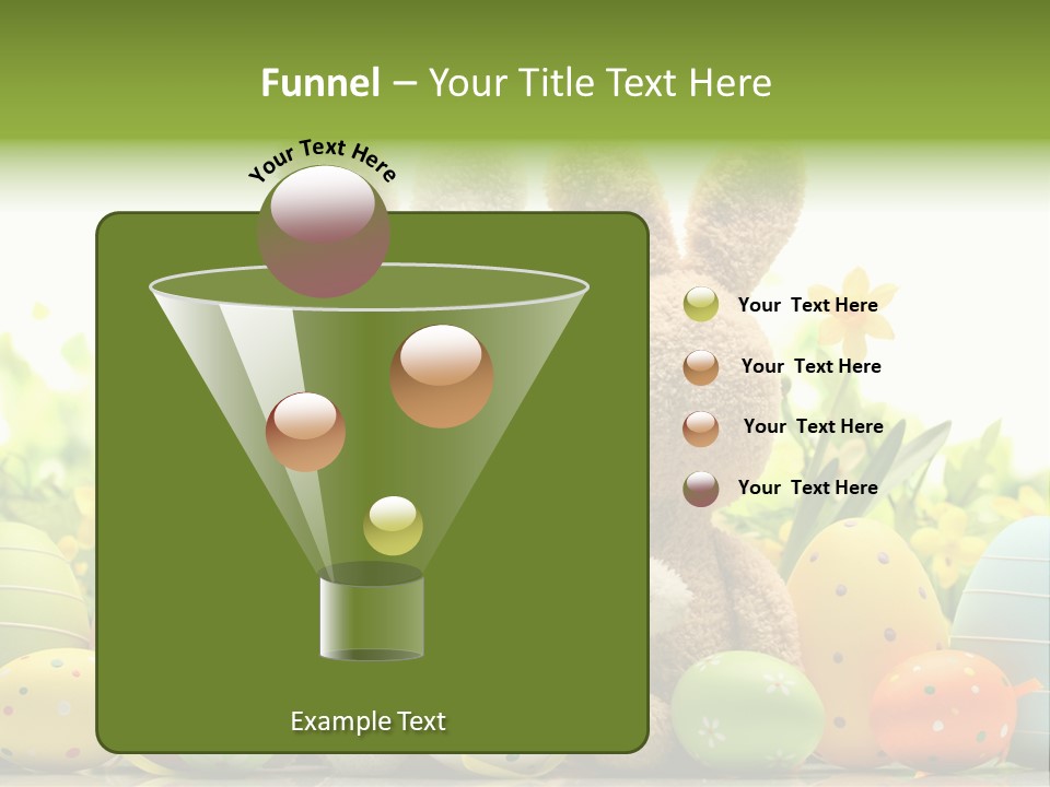 Nobody Bunny Green PowerPoint Template