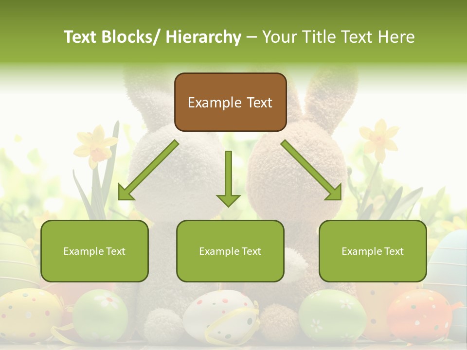 Nobody Bunny Green PowerPoint Template