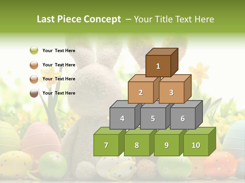 Nobody Bunny Green PowerPoint Template