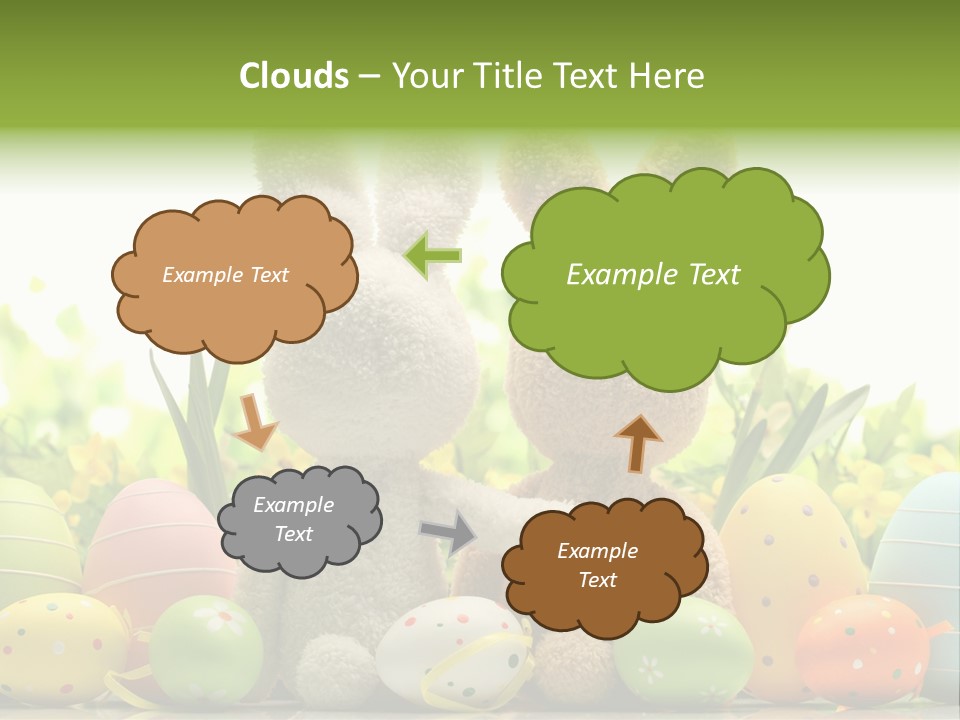 Nobody Bunny Green PowerPoint Template