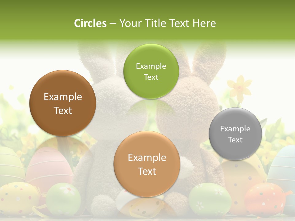 Nobody Bunny Green PowerPoint Template