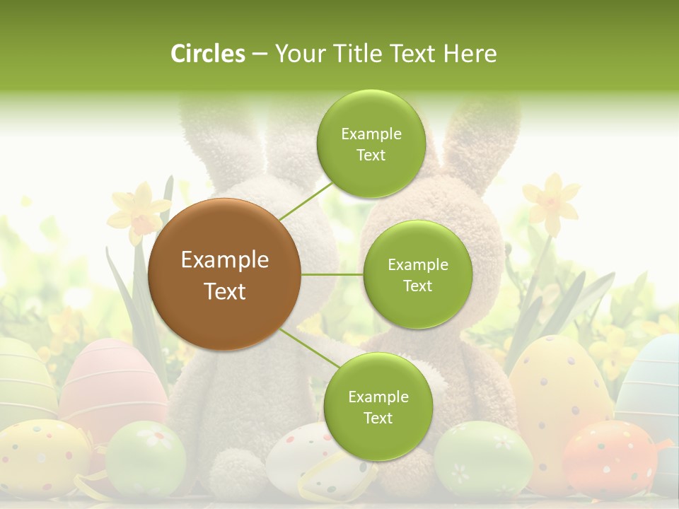 Nobody Bunny Green PowerPoint Template