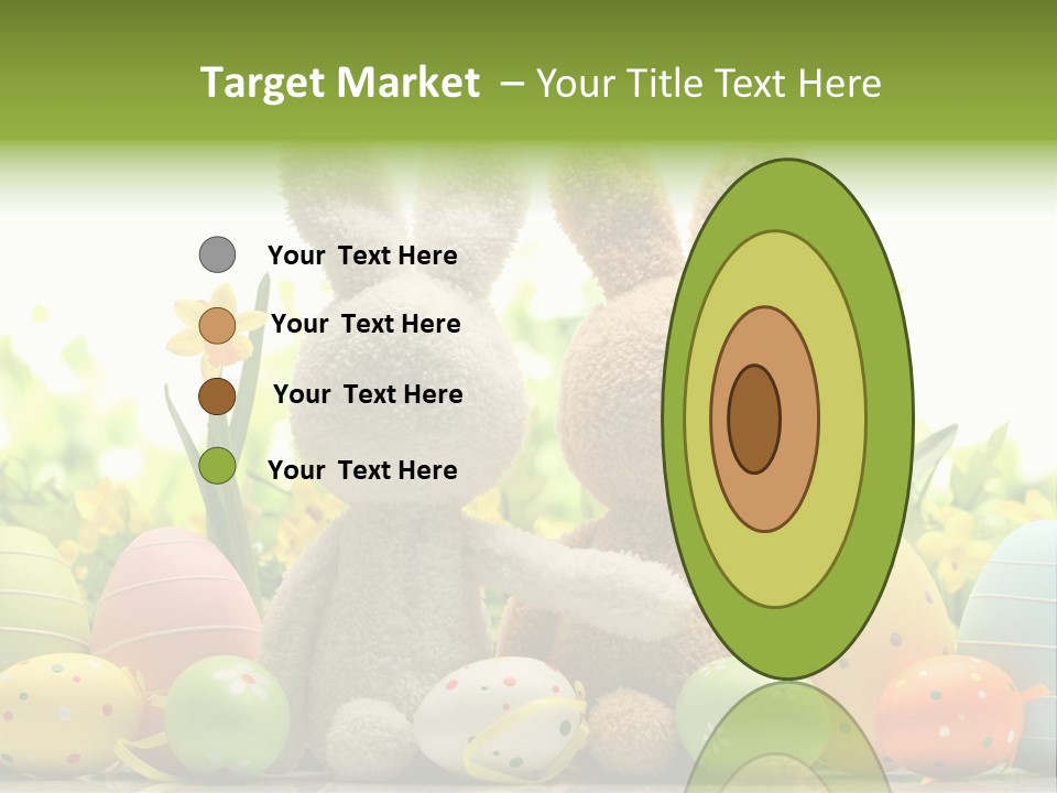 Nobody Bunny Green PowerPoint Template