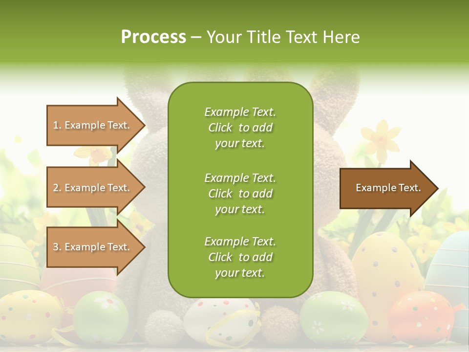 Nobody Bunny Green PowerPoint Template