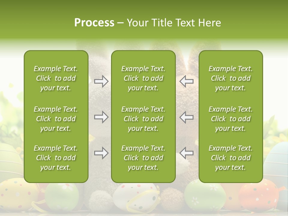 Nobody Bunny Green PowerPoint Template