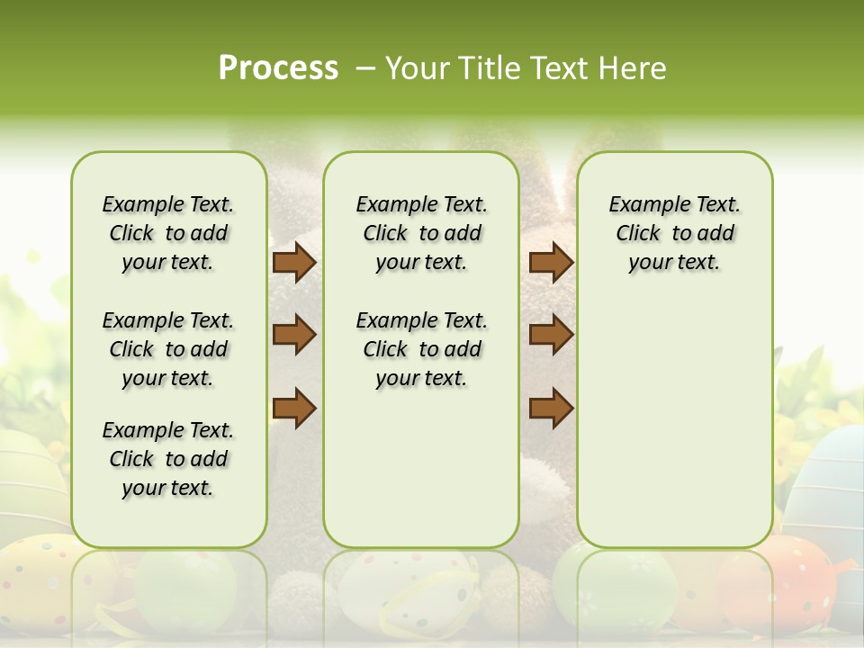 Nobody Bunny Green PowerPoint Template