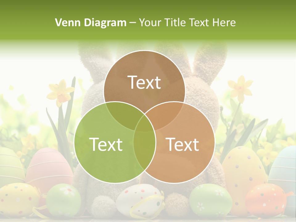 Nobody Bunny Green PowerPoint Template