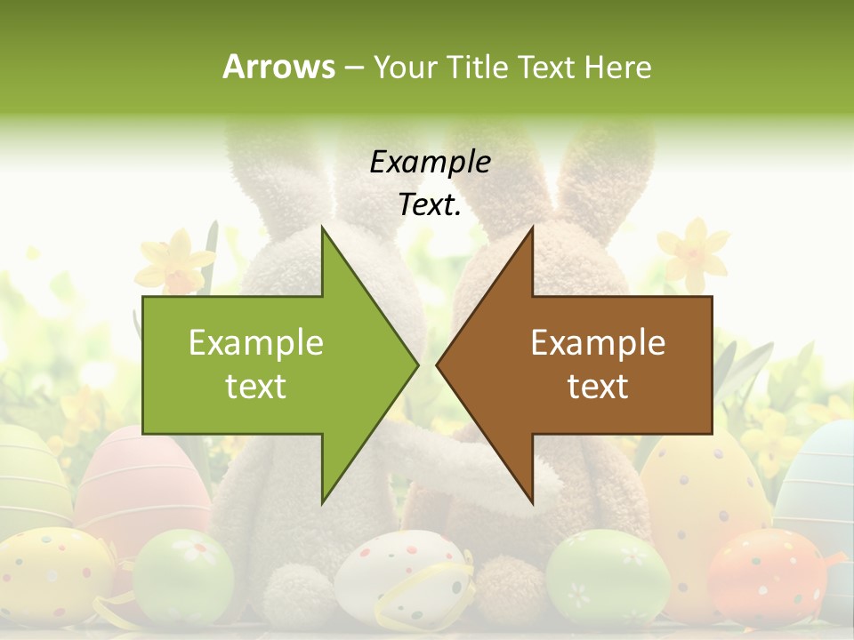 Nobody Bunny Green PowerPoint Template