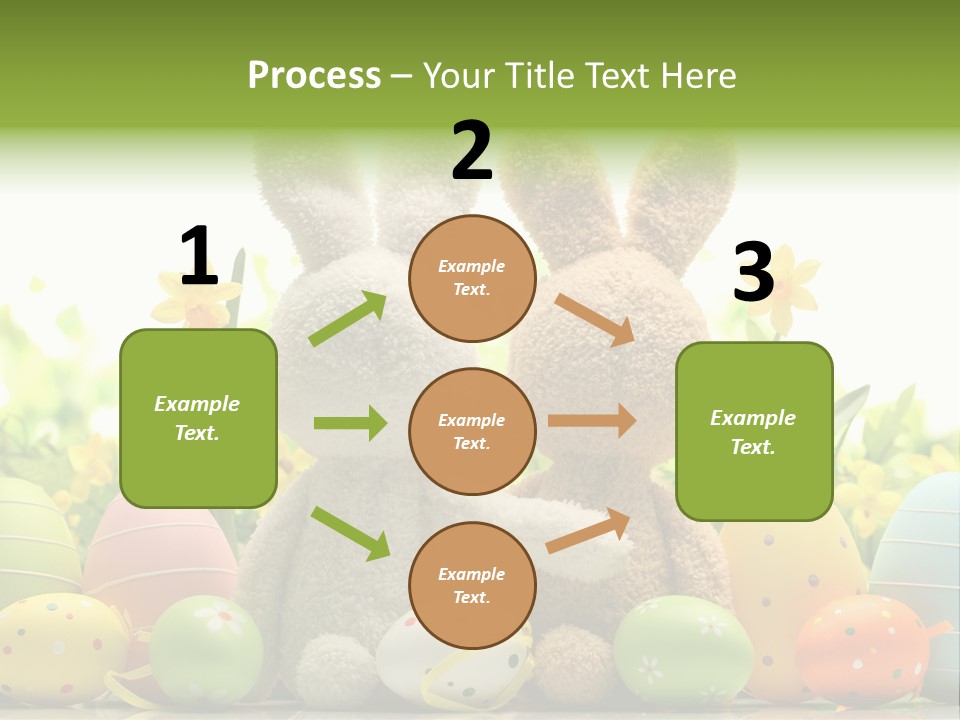 Nobody Bunny Green PowerPoint Template