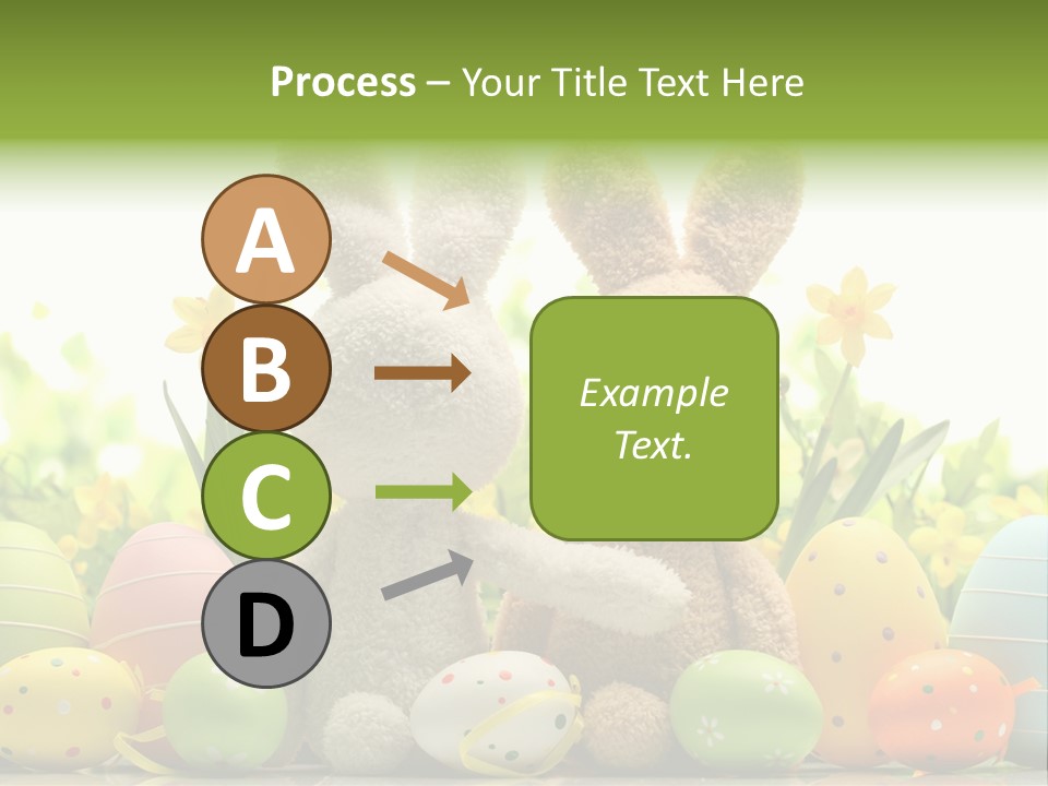 Nobody Bunny Green PowerPoint Template