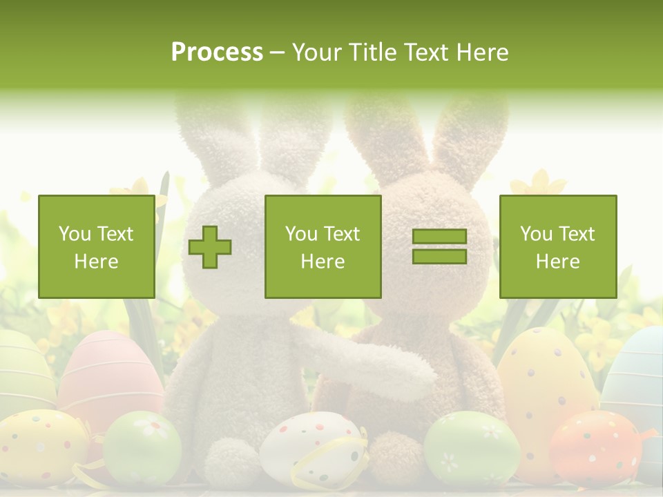 Nobody Bunny Green PowerPoint Template